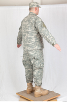  Photos Army Man in Camouflage uniform 6 20th century US Air force a poses camouflage whole body 0005.jpg